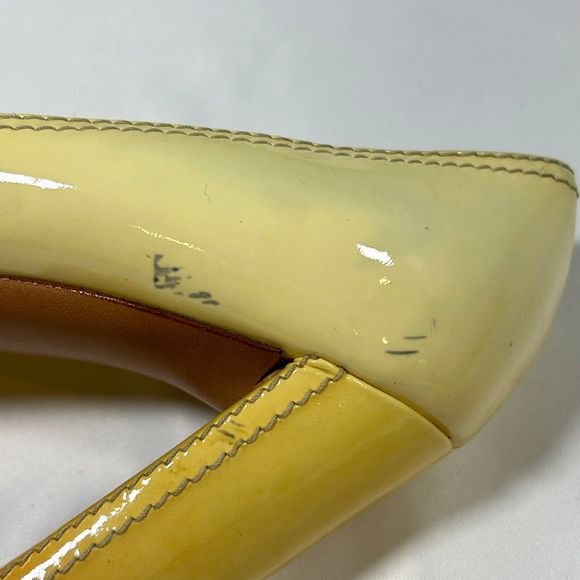 Prada Patent Leather Peep Toe‎ Ombre Pump Heels Womens 39.5 - Picture 7 of 12